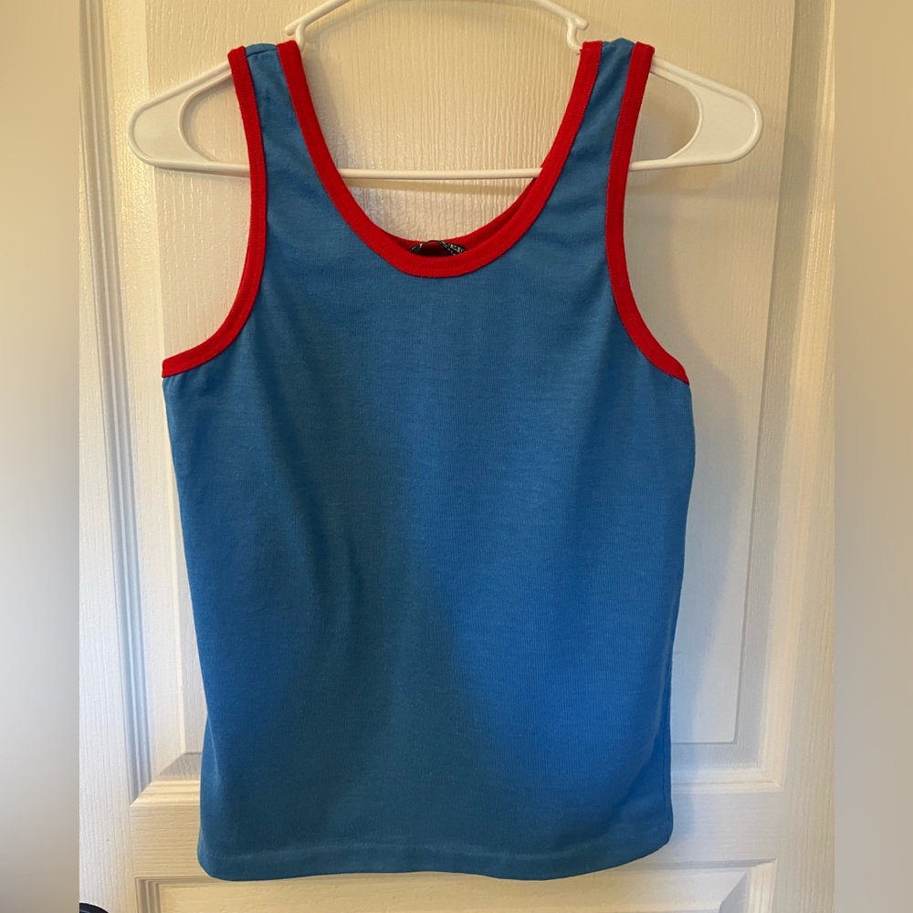 Kids Blue and Red Tank Top